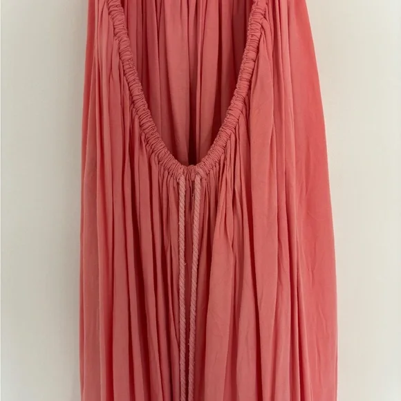 Naia Dress in Dusty Rose & White Gradasi - Picture 4 of 6